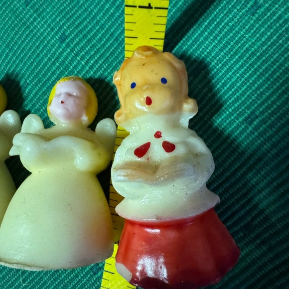 Vintage 1950s Tavern Novelty Candles 2 Choir boys/2Angels - Picture 7 of 7